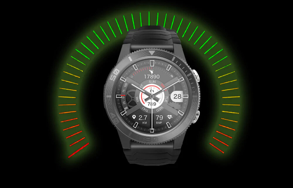 Smartwatch KUMI U5 wyświetlacz jakość smartwatch dla kobiet tryby android ios bluetooth połączenia mikrofon głośnikładowanie czas pracy wyświetlaczpasek koperta solidny tryb zdrowie monitor pulsoksymetr