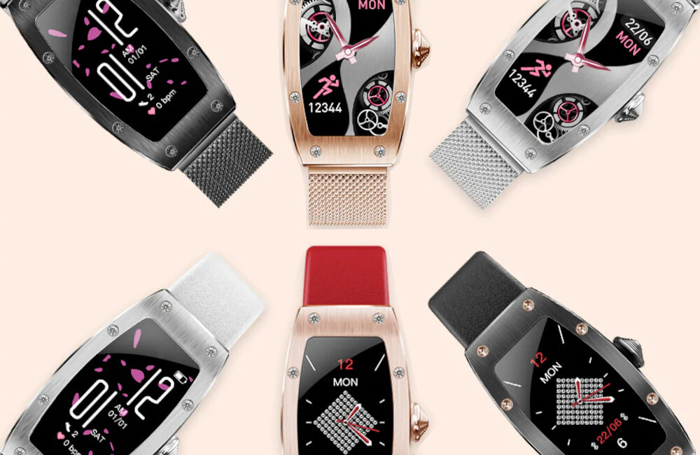 Smartwatch KUMI KU-K18 funkcje tryby budzik alarm stoper aktywność