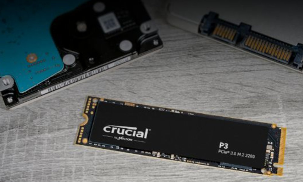 Dysk CRUCIAL P3 1TB SSD Dla graczy