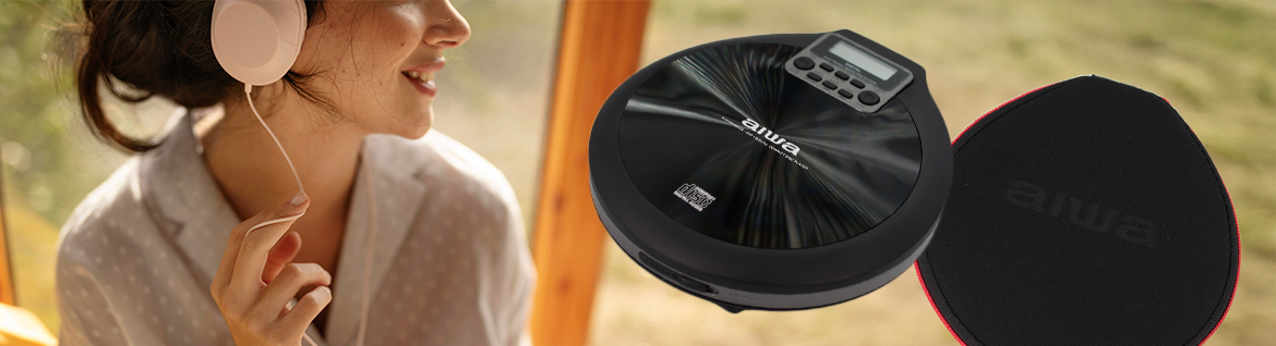 Discman AIWA PCD-810BK - Praktyczne funkcje i intuicyjna obsługa