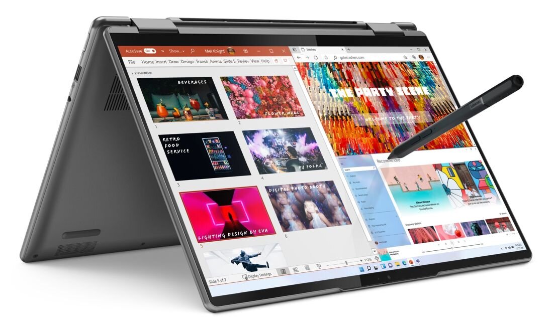 Laptop LENOVO Yoga 9 - Obsługa piórem