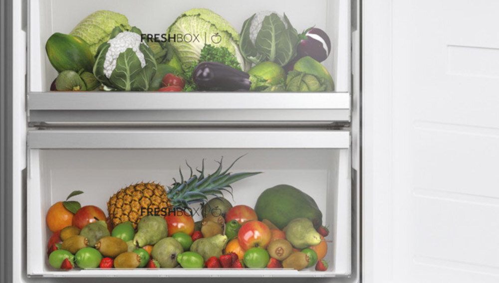 Lodówka HAIER H2F-385SF szuflady