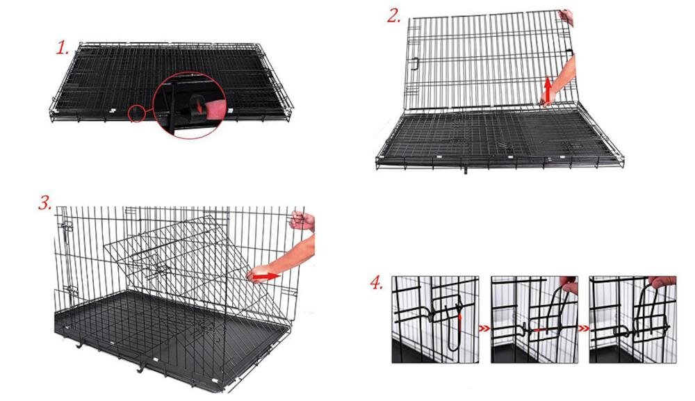 FEANDREA PPD42H prosty montaż klatka składanie mało miejsce