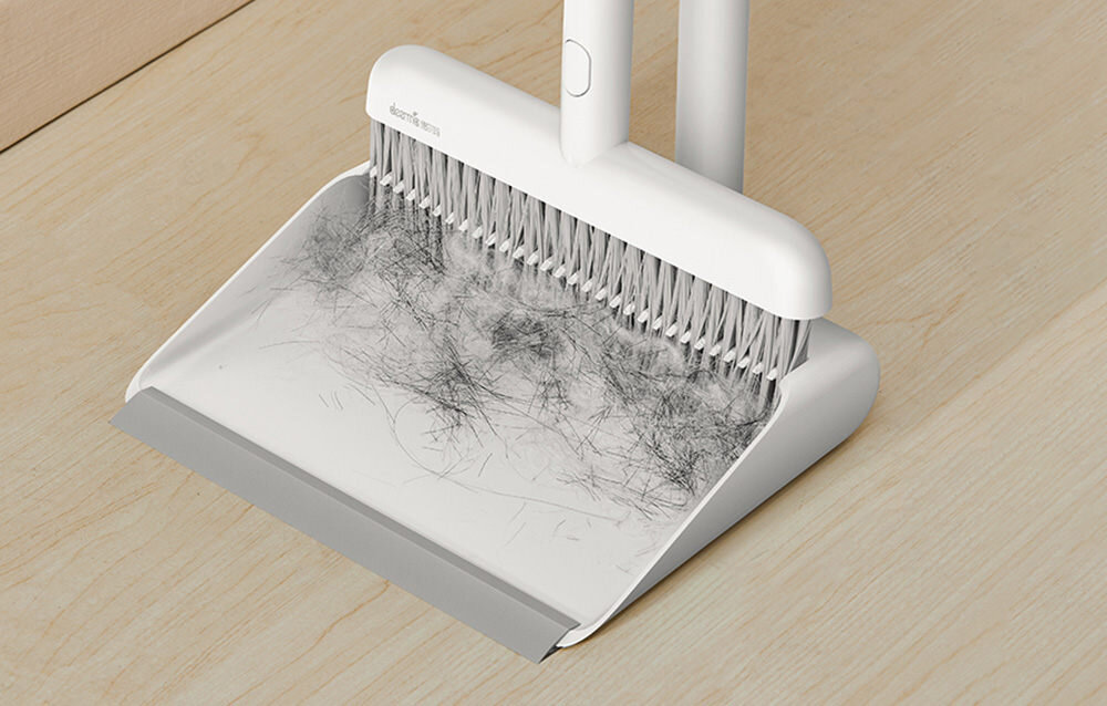 Zestaw do sprzątania DEERMA QJ100 3w1 szczotka do zamiatania wysoka jakosc wlosie 3 warstwy