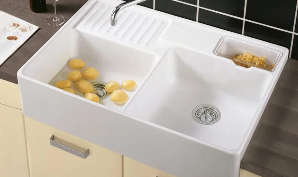 VILLEROY&BOCH 632391R1 zlewozmywak wysoka jakość wykonanie elegancja ceramik wytrzymała praktyczna wygodne czyszczenie kuchnia