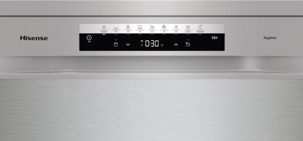 ZMYWARKA HISENSE HS673C60X dotykowy panel sterowanie funkcje programy ustawienia