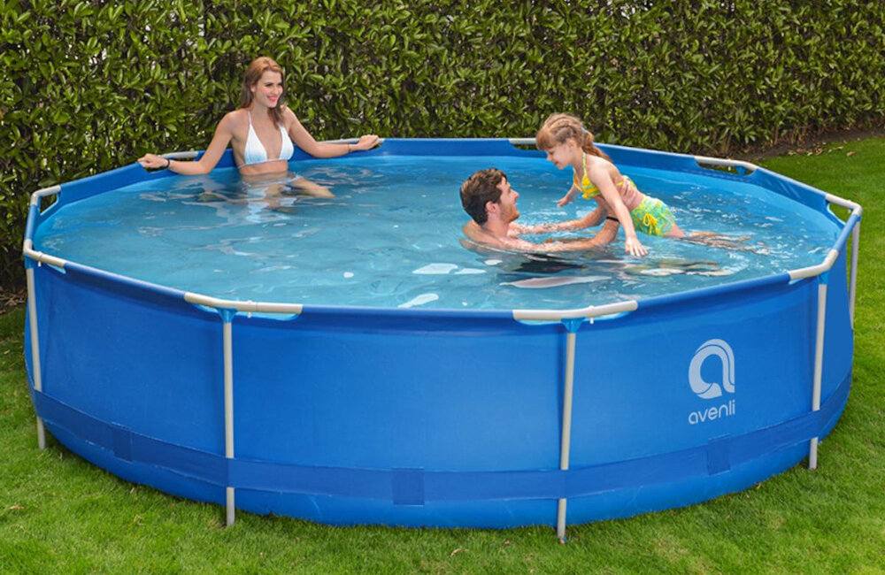 Basen AVENLI J-L17799EU 360 x 76 cm radosc trwalosc komfort bezpieczenstwo srednica 360 cm glebokosc 76 cm