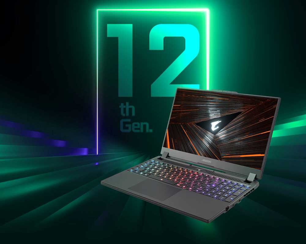 Laptop GIGABYTE Aorus 5 SE4 Moc urządzenia