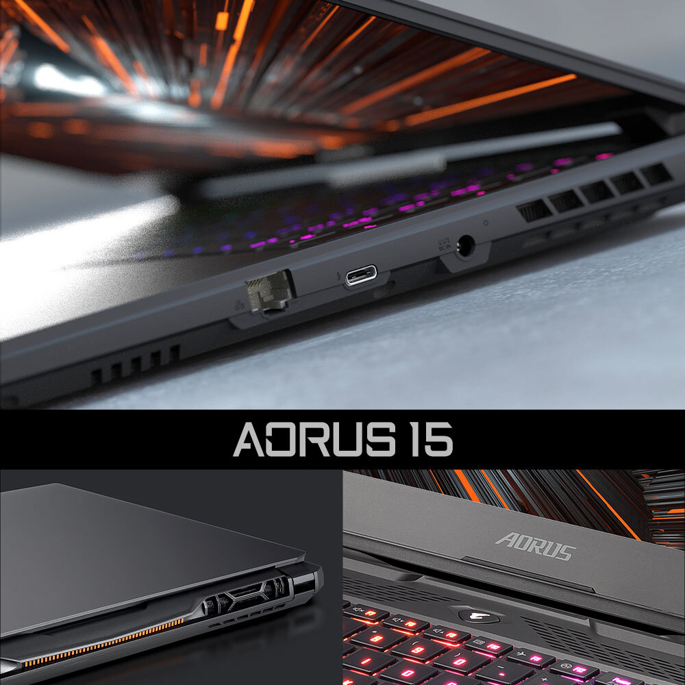 Laptop GIGABYTE Aorus 5 SE4 Elegancki design