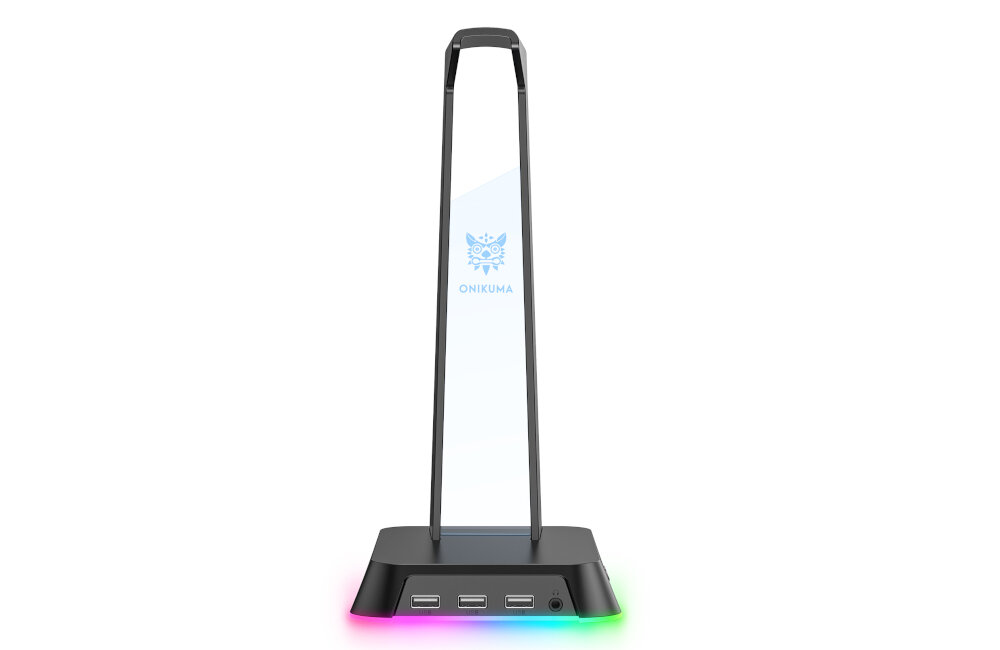 Stojak na słuchawki ONIKUMA ST2 bezpieczeństwo podświetlenie RGB zabezpieczenie antypoślizgowe uniwersalność miękka powierzchnia design