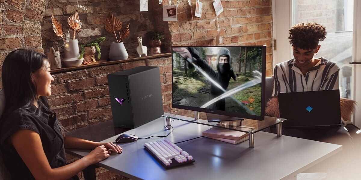 Komputer HP Victus Efektywna praca. Bezproblemowa rozrywka Przełączaj się płynnie między obowiązkami a przyjemnością