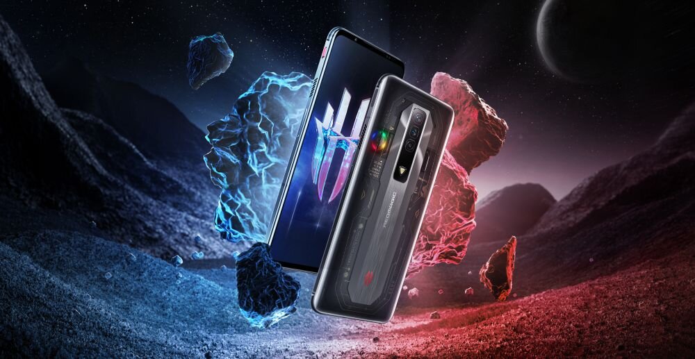 Smartfon NUBIA Red Magic 7 ekran bateria aparat procesor ram pamięć pojemność rozdzielczość zdjęcia filmy opis dane cechy blokady system łączność wifi bluetooth obudowa szkło odporność porty muzyka transfer sieć przekątna matryca waga czujniki
