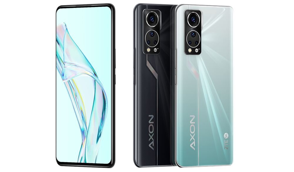 Smartfon ZTE Axon 30 ekran bateria aparat procesor ram pamięć pojemność rozdzielczość zdjęcia filmy opis dane cechy blokady system łączność wifi bluetooth obudowa szkło odporność porty muzyka transfer sieć przekątna matryca waga czujniki