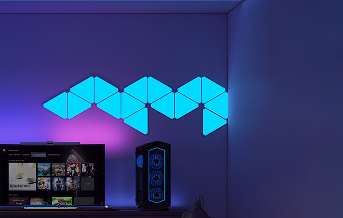 Panele świetlne YEELIGHT Smart Light Panels 3 tryby 20 efektów razer hroma overwolf
