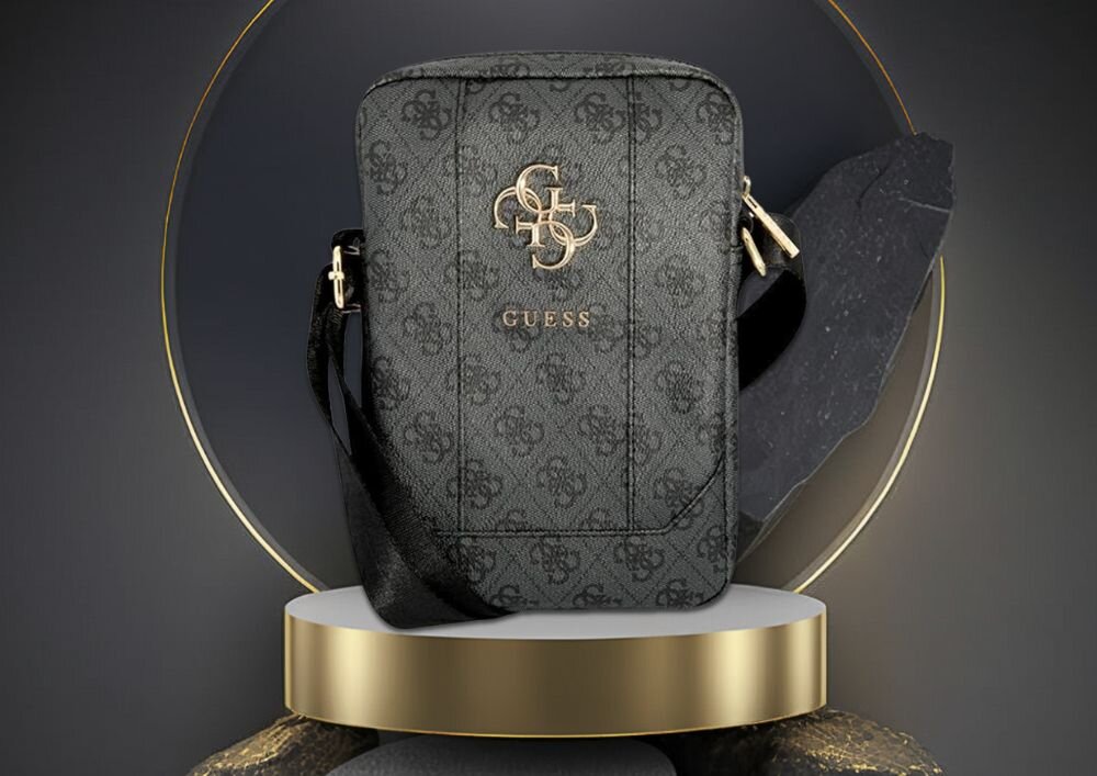 Torba na tablet GUESS 4G Big Metal Logo precyzyjna konstrukcja lepsza ochrona zawiasow logo