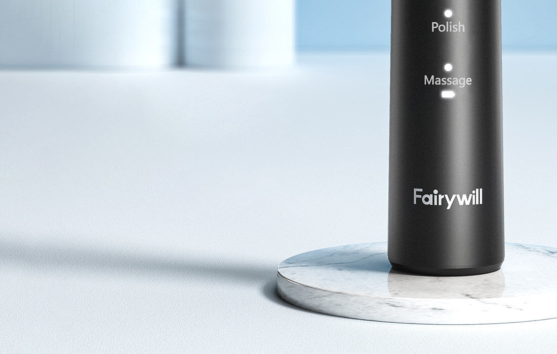 Irygator FAIRYWILL FW-5020E+ Szczoteczka soniczna FW-E11 Czarny