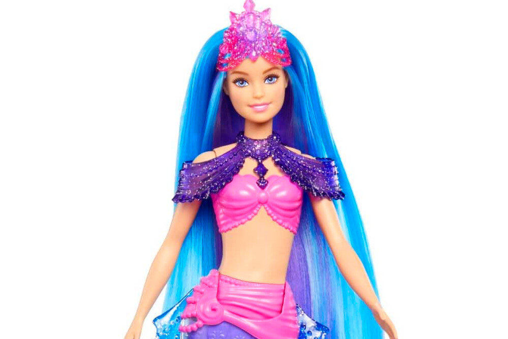 Lalka Barbie Syrenka Malibu HHG52 wyglad film