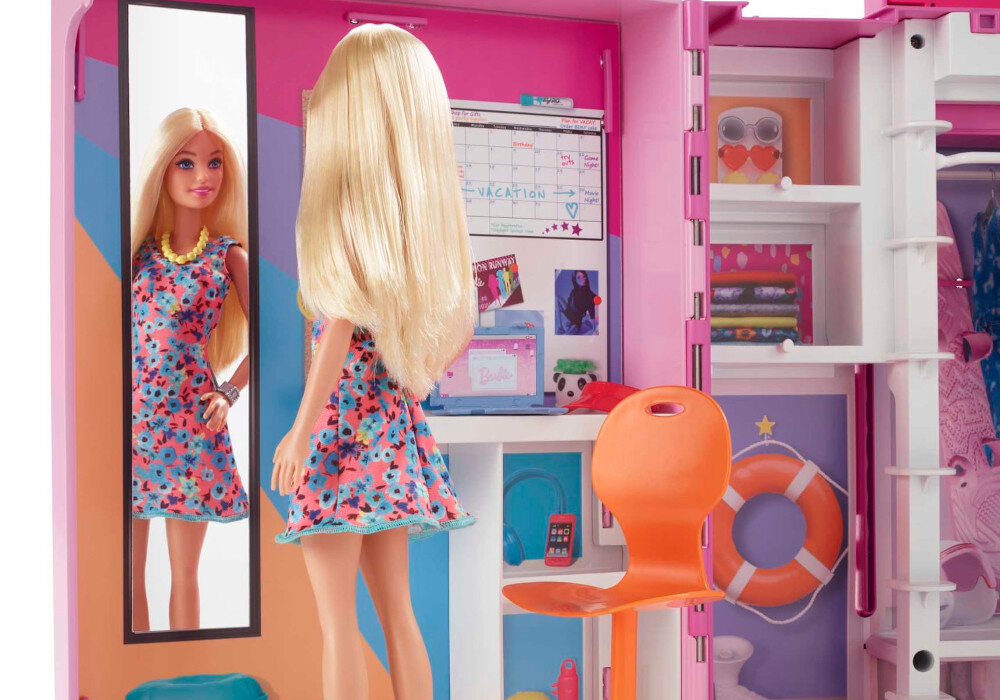 Lalka Barbie Szafa marzen HGX57 wyglad zawartosc