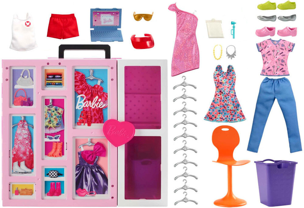 Lalka Barbie Szafa marzen HGX57 akcesoria zestaw