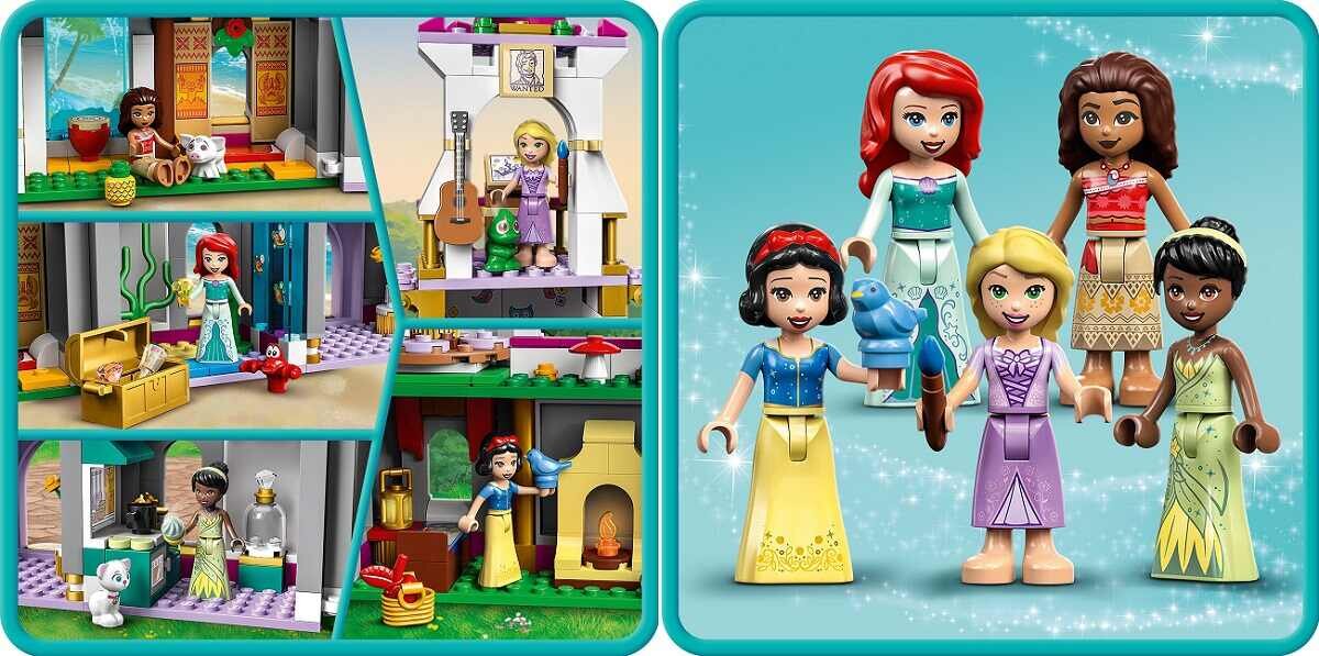 LEGO Disney Princess Замок чудових пригод 43205 Кімната для кожної принцеси