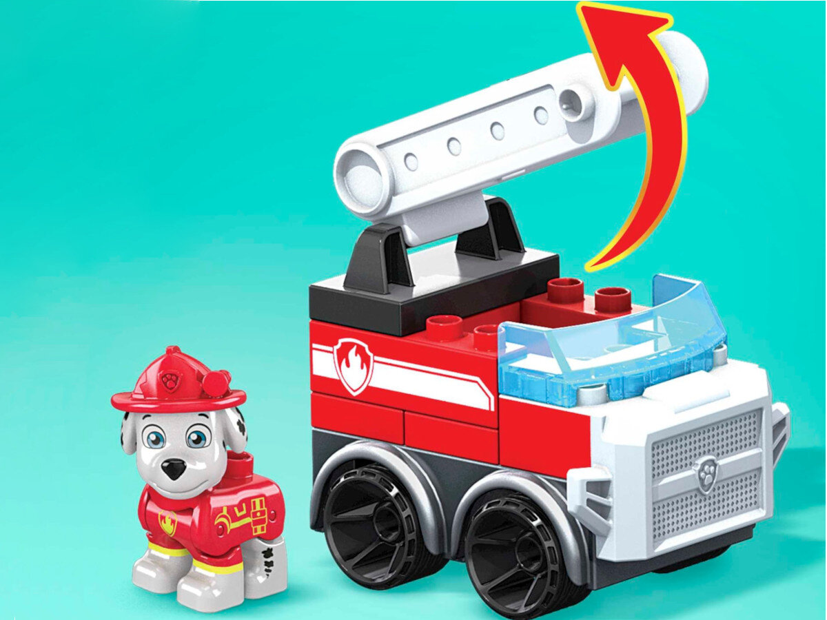 Klocki plastikowe MATTEL Mega Bloks Psi Patrol Zestaw Pojazdow Ratunkowych HFC18 budynki pojazdy