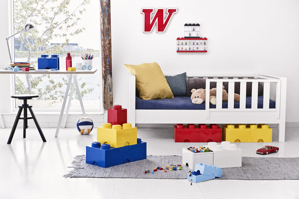 Pojemnik na LEGO klocek Brick 8 Niebieski 40041731