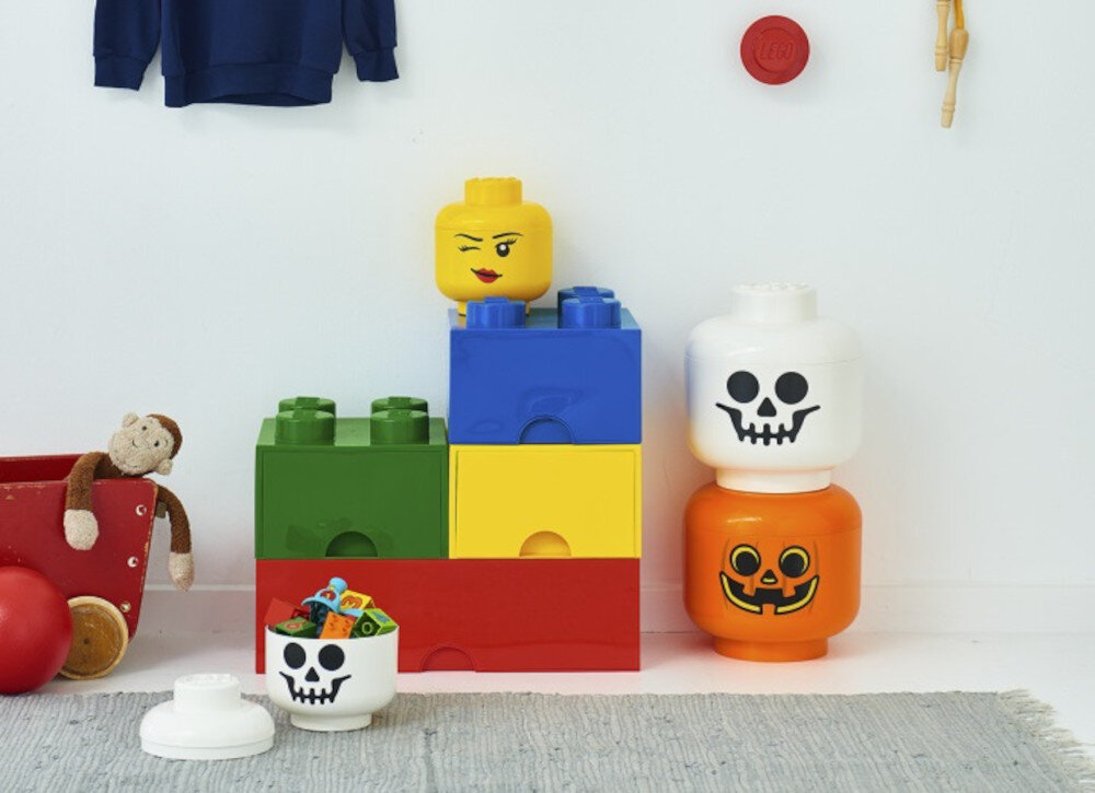 Pojemnik na LEGO klocek Brick 8 Niebieski 40041731