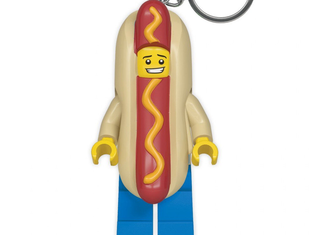 Brelok LEGO Classic Hot dog LGL-KE119 z latarką lancuszek diody led