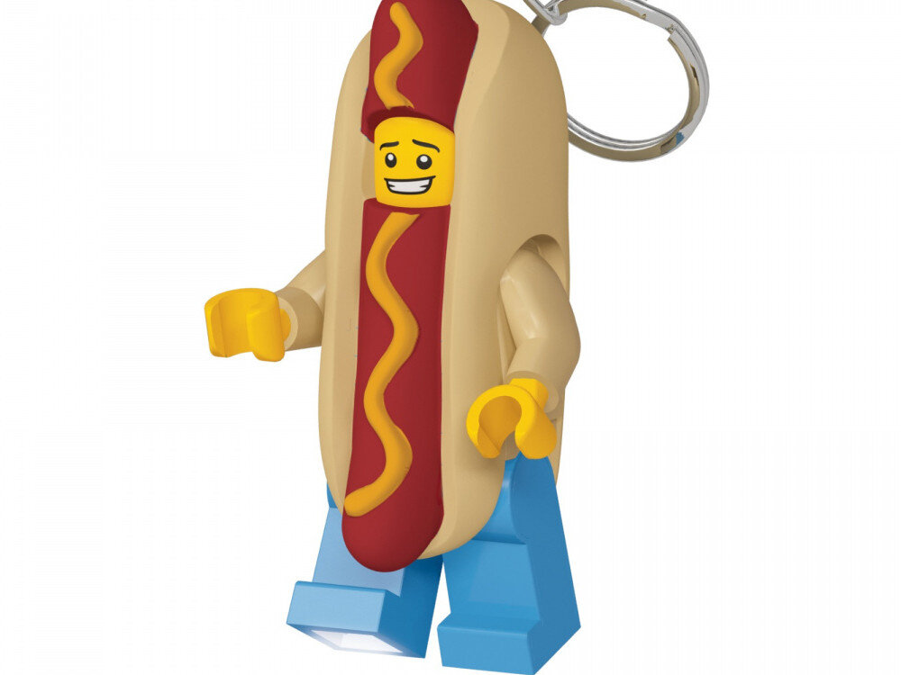 Brelok LEGO Classic Hot dog LGL-KE119 z latarką timer ustawienie