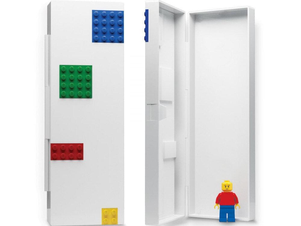 Piórnik LEGO Classic 52884 z minifigurka wyglad zelowe klocki