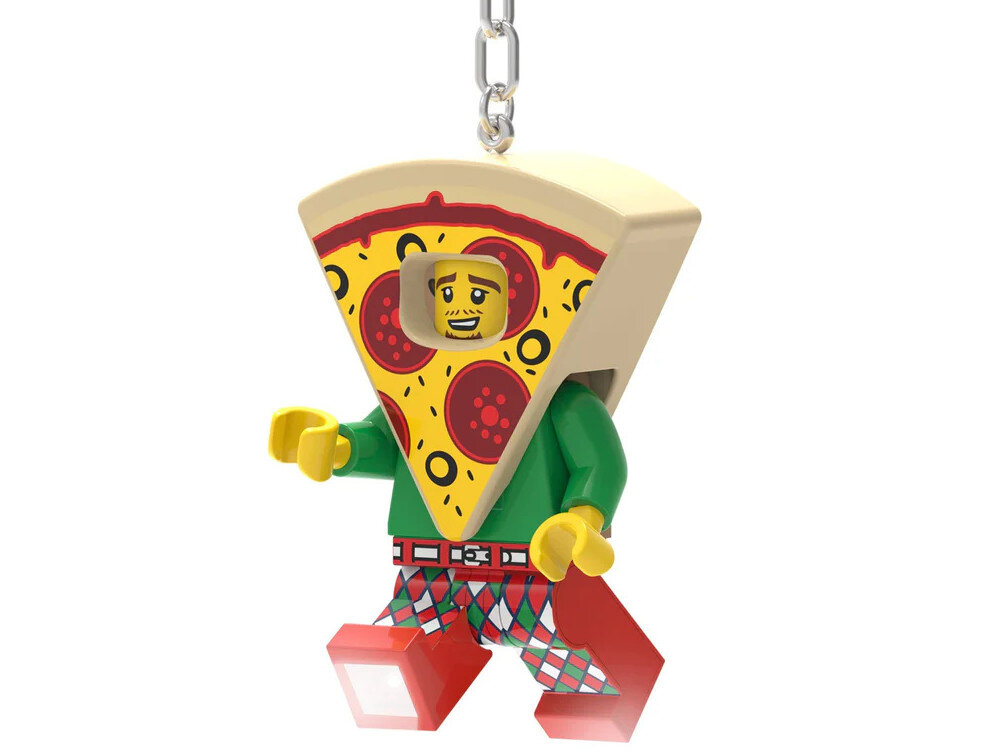 Brelok LEGO Classic Pizza LGL-KE176 z latarką lancuszek diody led