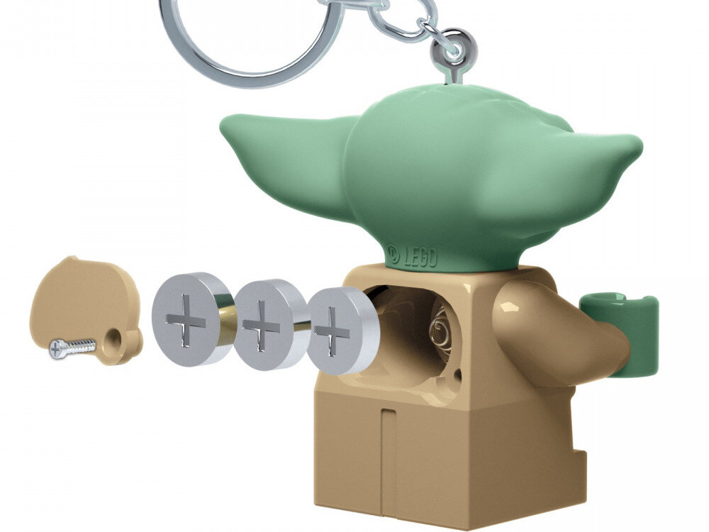 Brelok LEGO Star Wars Baby Yoda LGL-KE179 z latarką wysokosc baterie