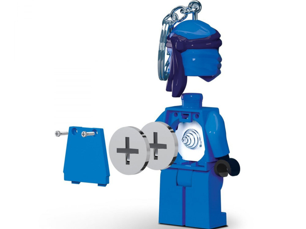 Brelok LEGO Ninjago Jay LGL-KE148H z latarką timer ustawienie