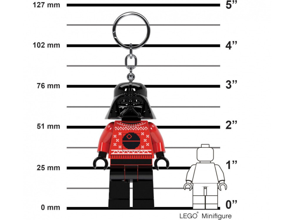 Brelok LEGO Star Wars Darth Vader LGL-KE173 z latarką wysokosc baterie