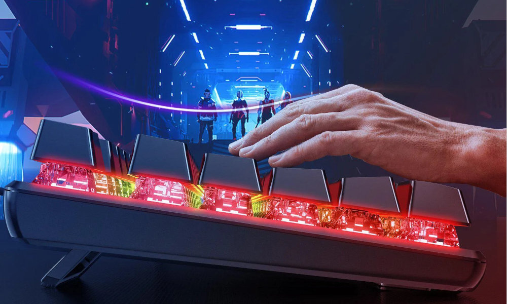 Klawiatura ONIKUMA G27 RGB solidna obudowa RGB