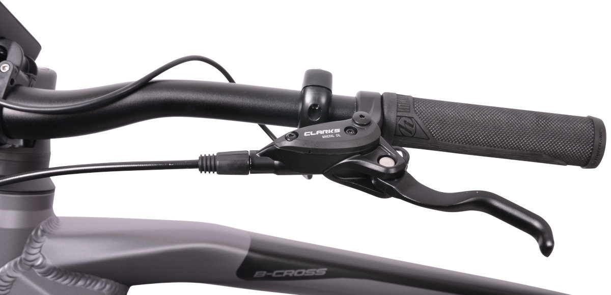 ROWER ELEKTRYCZNY MTB ATALA B-CROSS A2.2 29 ANTRACYT-CZARNY M46 18 bogate wyposazenie zestawu
