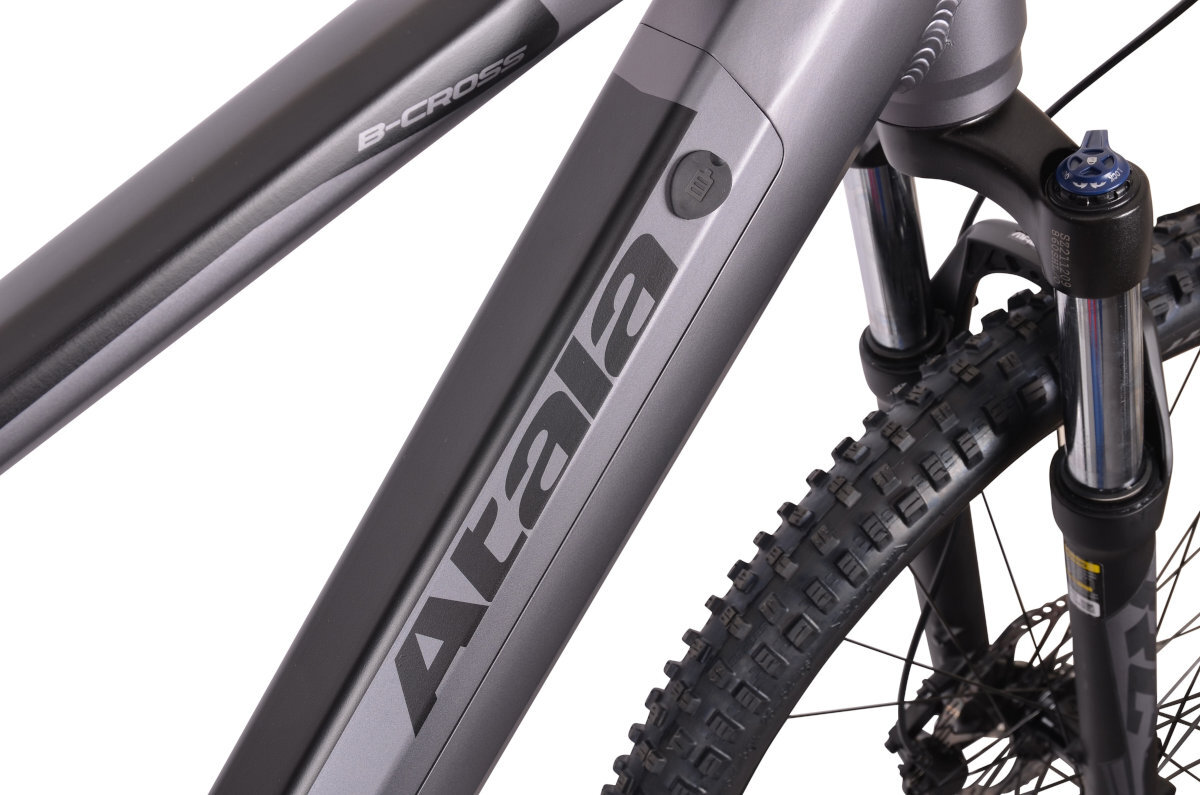 ROWER ELEKTRYCZNY MTB ATALA B-CROSS A2.2 29 ANTRACYT-CZARNY M46 18 wytrzymala bateria dla dlugich podrozy daleki dystans