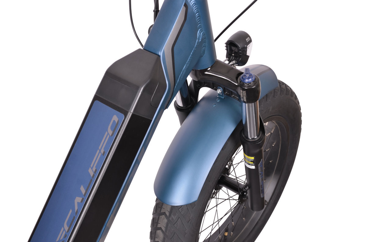 ROWER ELEKTRYCZNY FATBIKE ATALA CALIFFO 20 NIEBIESKI MAT M43 17 amortyzacja idealna na ciezkie trasy
