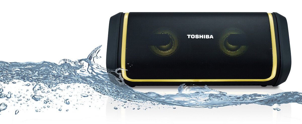 Głośnik mobilny TOSHIBA IP67 akumulator litowo-jonowy oświetlenie LED Przenośny