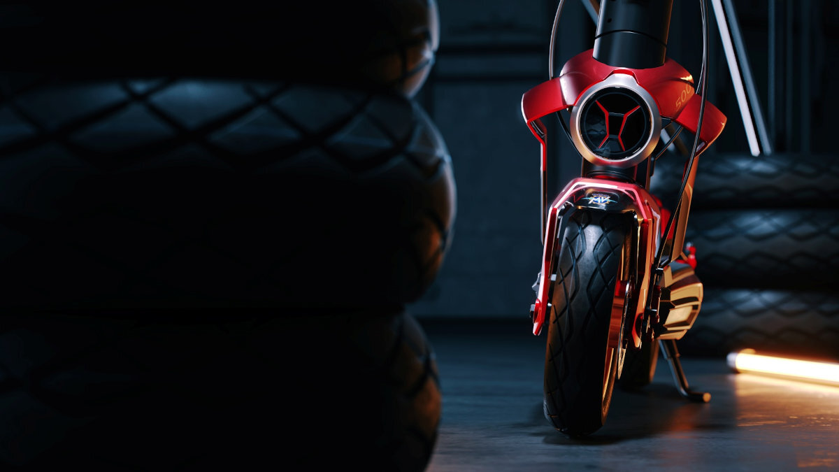 Hulajnoga elektryczna MV AGUSTA Rapido Serie Oro 10 Czarny duze kola