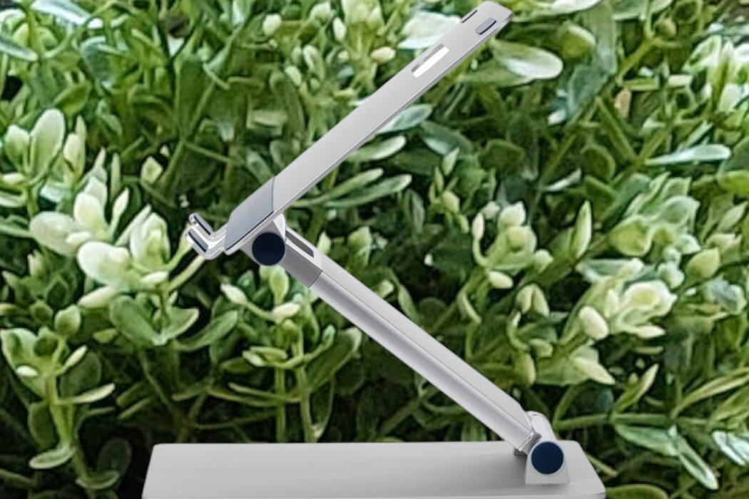 Podstawka pod laptopa POUT Eyes 3 Lift Niebiesko-biały spód mateiał ochrona stabilność aluminium