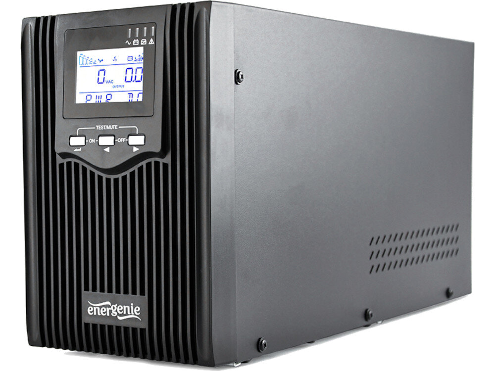 Zasilacz UPS ENERGENIE EG-UPS-PS2000-02 Czysty sinus obsługa wyświetlacz diody alarm USB monitorowanie