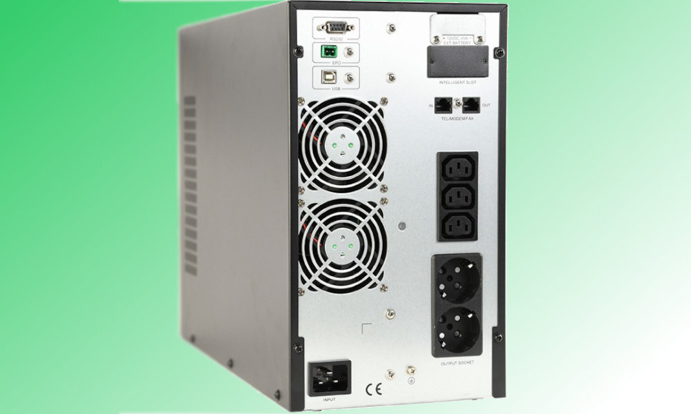 Zasilacz UPS GEMBIRD EG-UPSO-2000 ochrona zatępstwo uśrednienie sinusoida