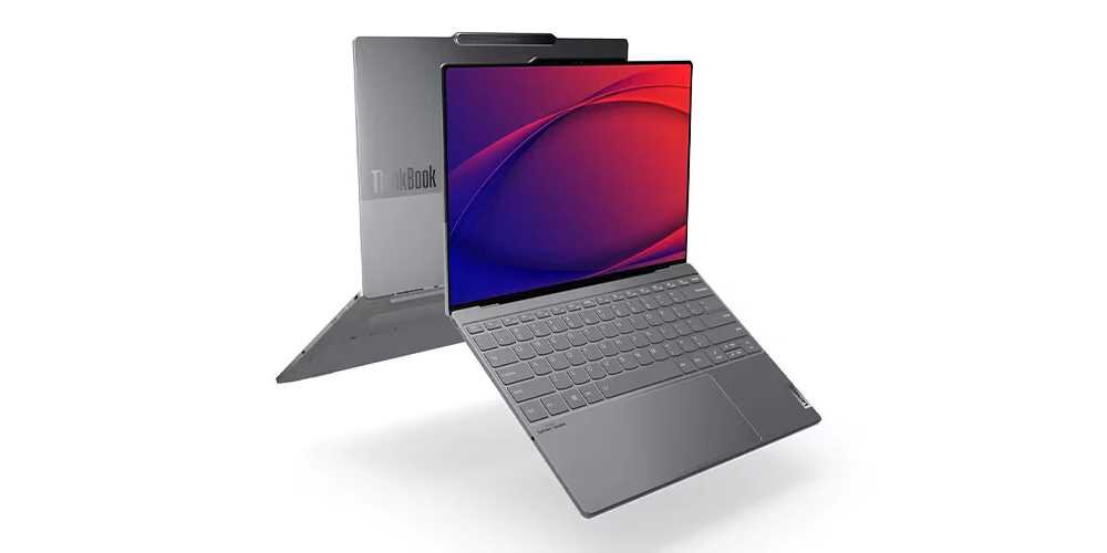 Laptop LENOVO ThinkBook 13x G2 - Otwarty laptop z widocznym ekranem, gotowy do pracy lub przeglądania treści.