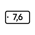 7,6 cala to przekątna wyświetlacza