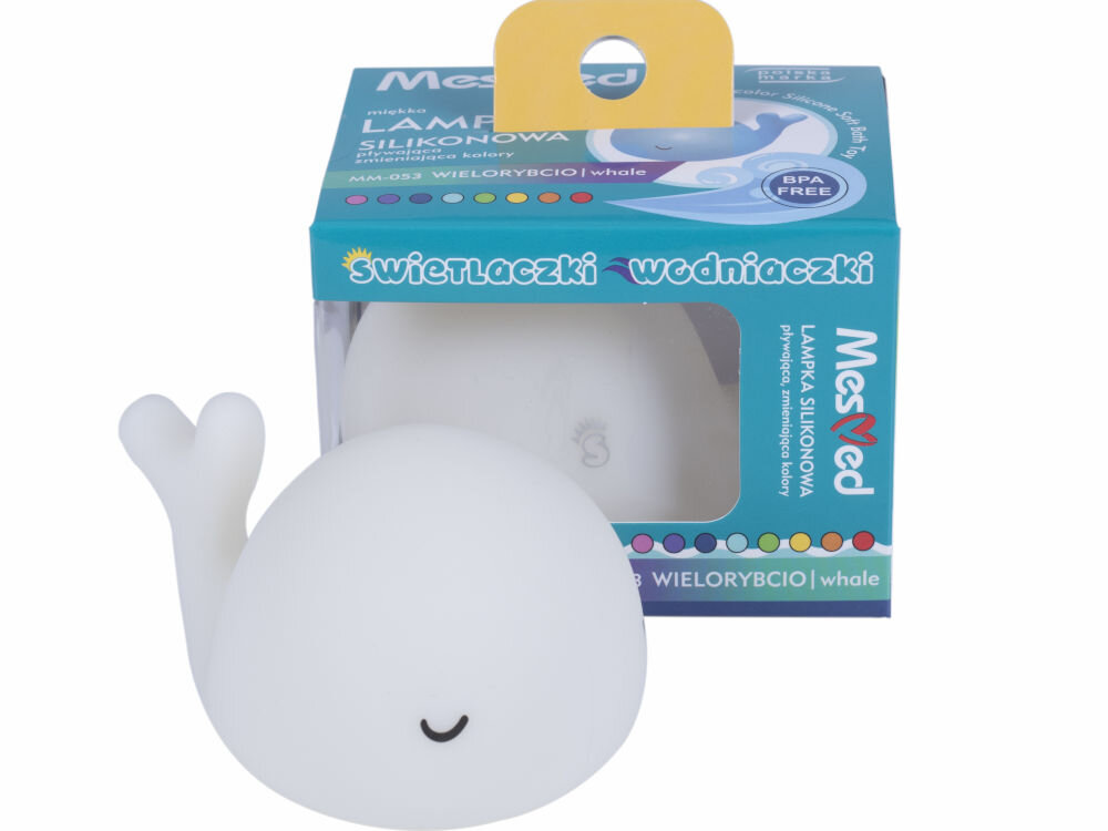 Lampka nocna MESMED Wodniczek Wielorybcio MM-053 elementy zestaw