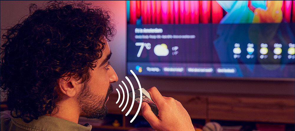 Telewizor PHILIPS OLED857  - sterowanie głosowe