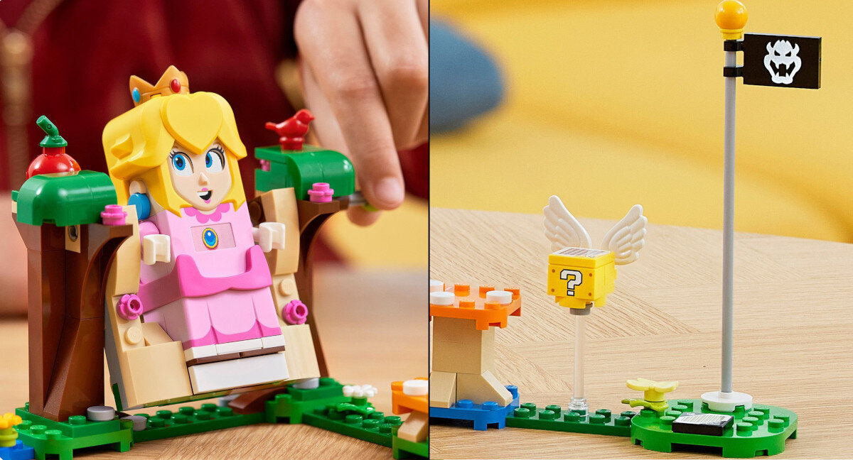 LEGO Super Mario Przygody z Peach - zestaw startowy 71403 hustawka slupek koncowy