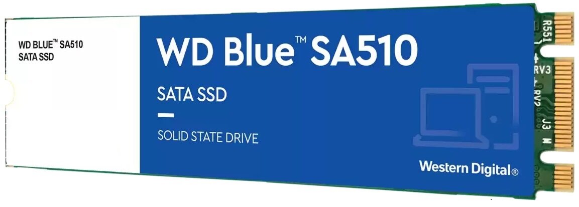 Dysk WD Blue SA510 Wymiary waga kolor pojemność niezawodność trwałość prędkość odczytu prędkość zapisu