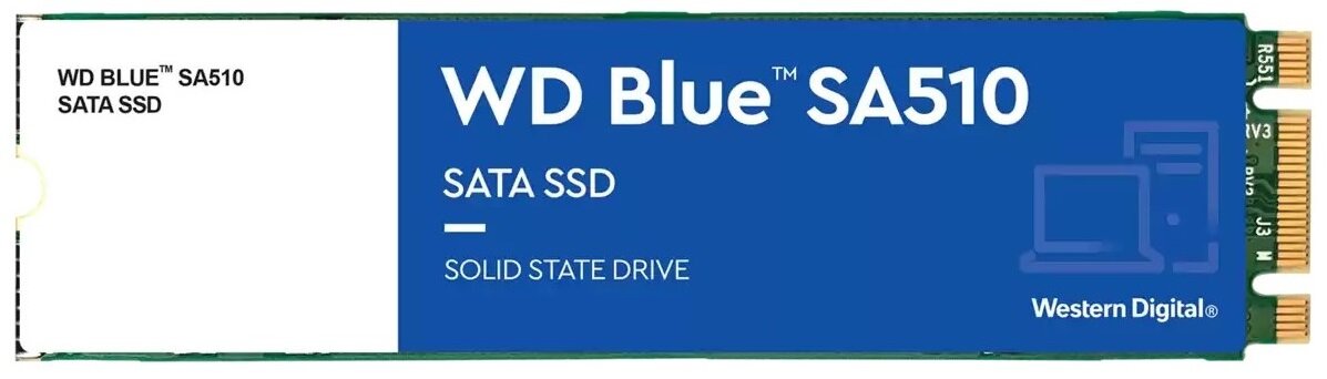 Dysk WD Blue SA510 Wymiary waga kolor pojemność niezawodność trwałość prędkość odczytu prędkość zapisu